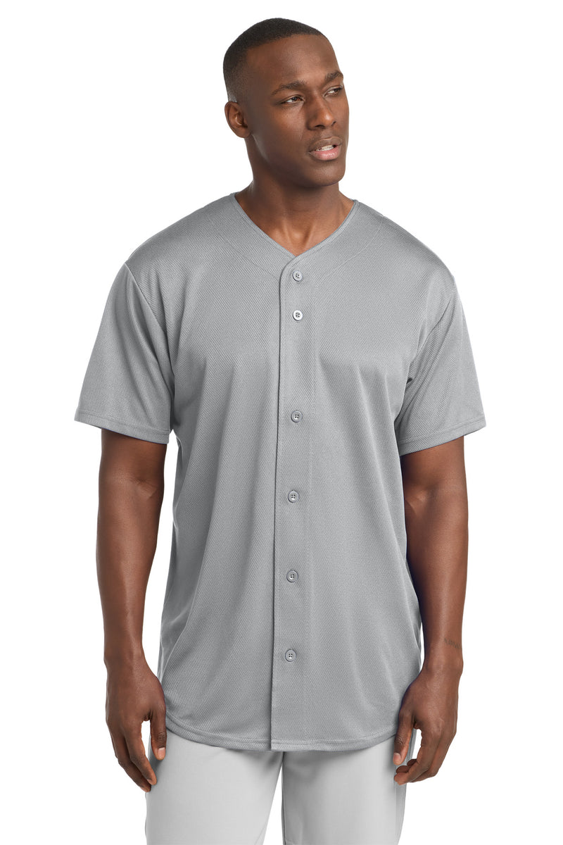 DRIEQUIP Moisture Wicking Tough Mesh Full-Button Jersey