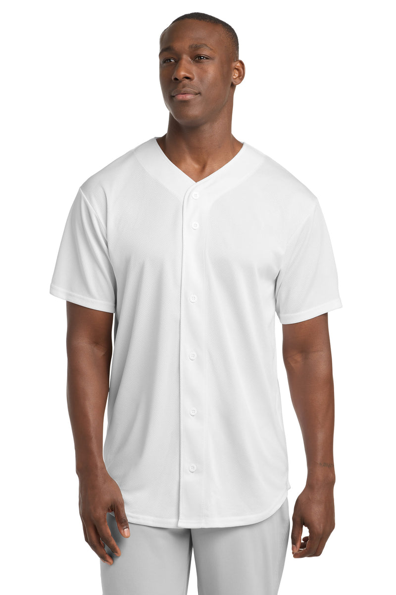 DRIEQUIP Moisture Wicking Tough Mesh Full-Button Jersey