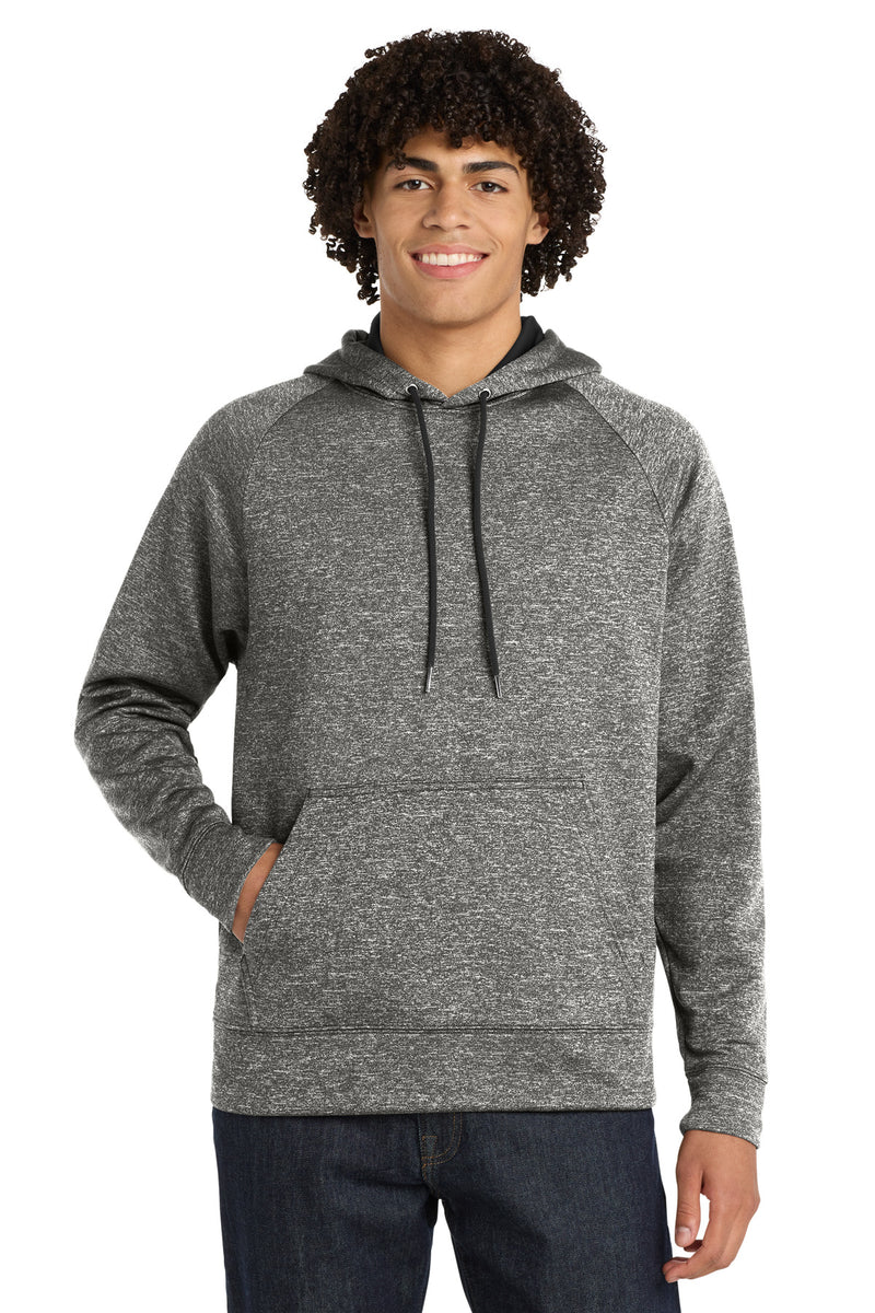 DRIEQUIP Electric Heather Fleece Hooded Pullover with Moisture-Wicking Technology