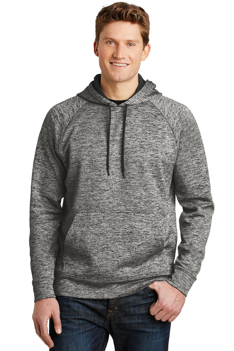 DRIEQUIP Electric Heather Fleece Hooded Pullover with Moisture-Wicking Technology