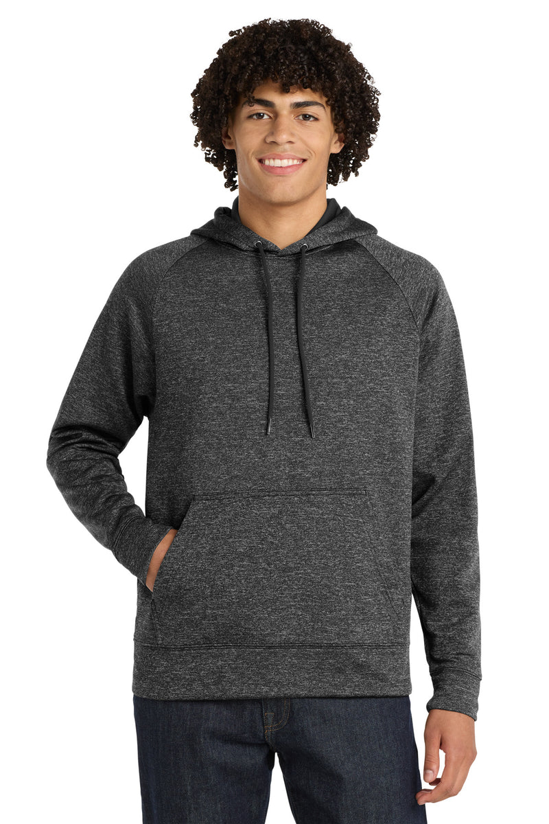 DRIEQUIP Electric Heather Fleece Hooded Pullover with Moisture-Wicking Technology