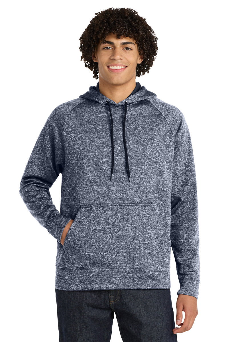 DRIEQUIP Electric Heather Fleece Hooded Pullover with Moisture-Wicking Technology
