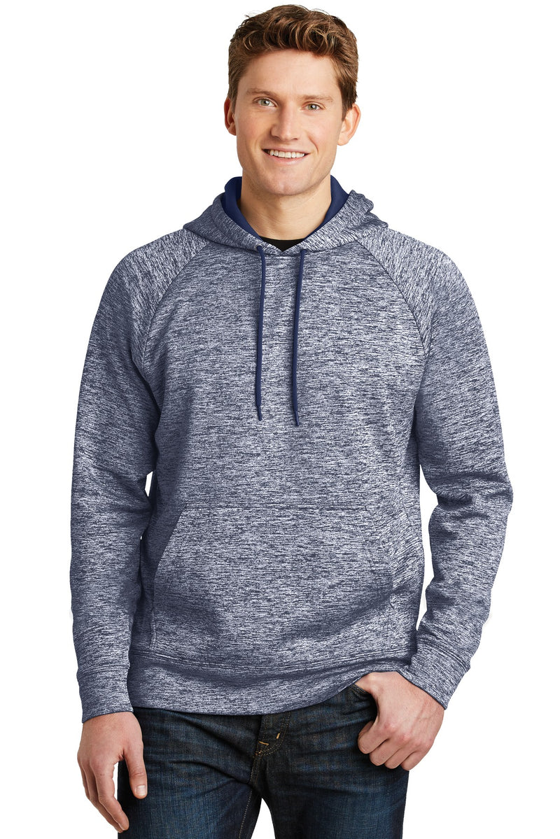 DRIEQUIP Electric Heather Fleece Hooded Pullover with Moisture-Wicking Technology