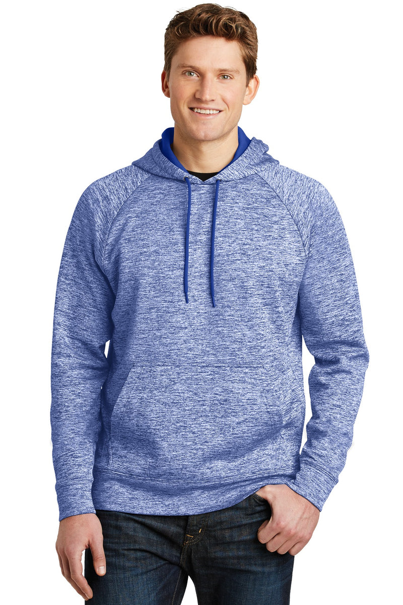 DRIEQUIP Electric Heather Fleece Hooded Pullover with Moisture-Wicking Technology