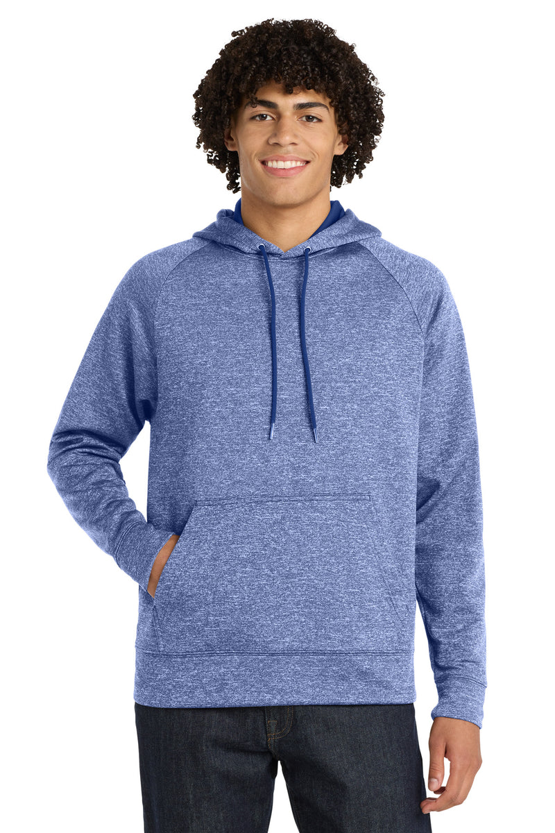 DRIEQUIP Electric Heather Fleece Hooded Pullover with Moisture-Wicking Technology