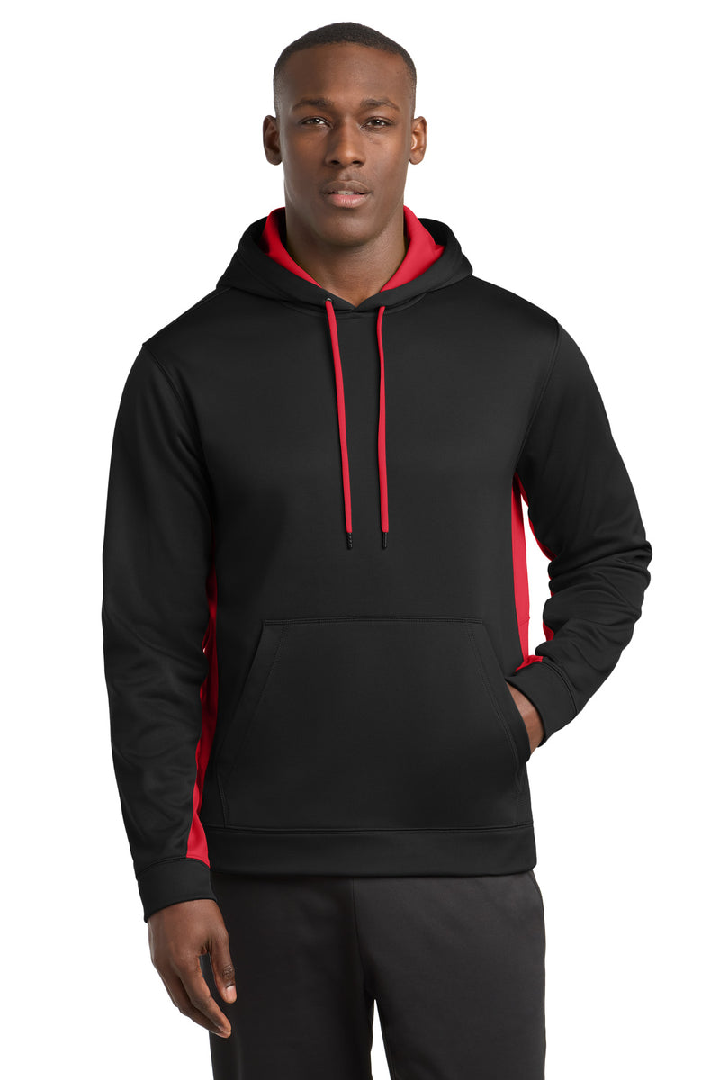 DRIEQUIP Sport-Wick Fleece Colorblock Hooded Pullover