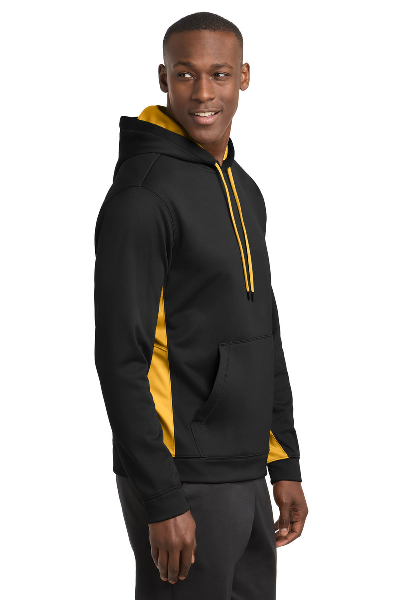 DRIEQUIP Sport-Wick Fleece Colorblock Hooded Pullover