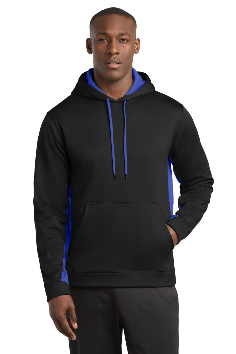 DRIEQUIP Sport-Wick Fleece Colorblock Hooded Pullover