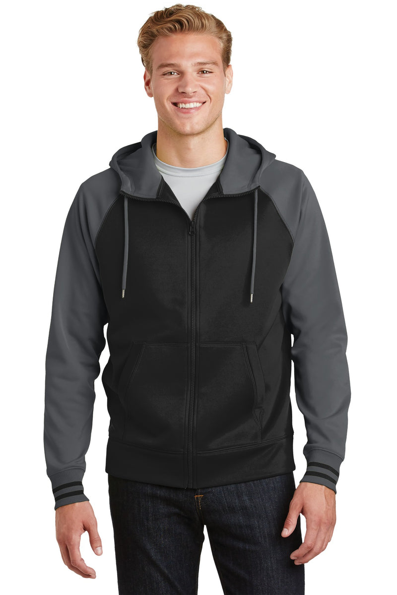 DRIEQUIP Sport-Wick Varsity Fleece Full-Zip Hooded Jacket