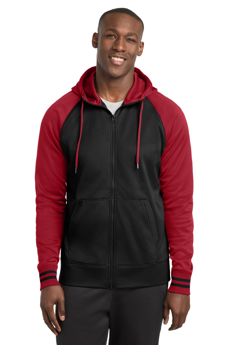 DRIEQUIP Sport-Wick Varsity Fleece Full-Zip Hooded Jacket