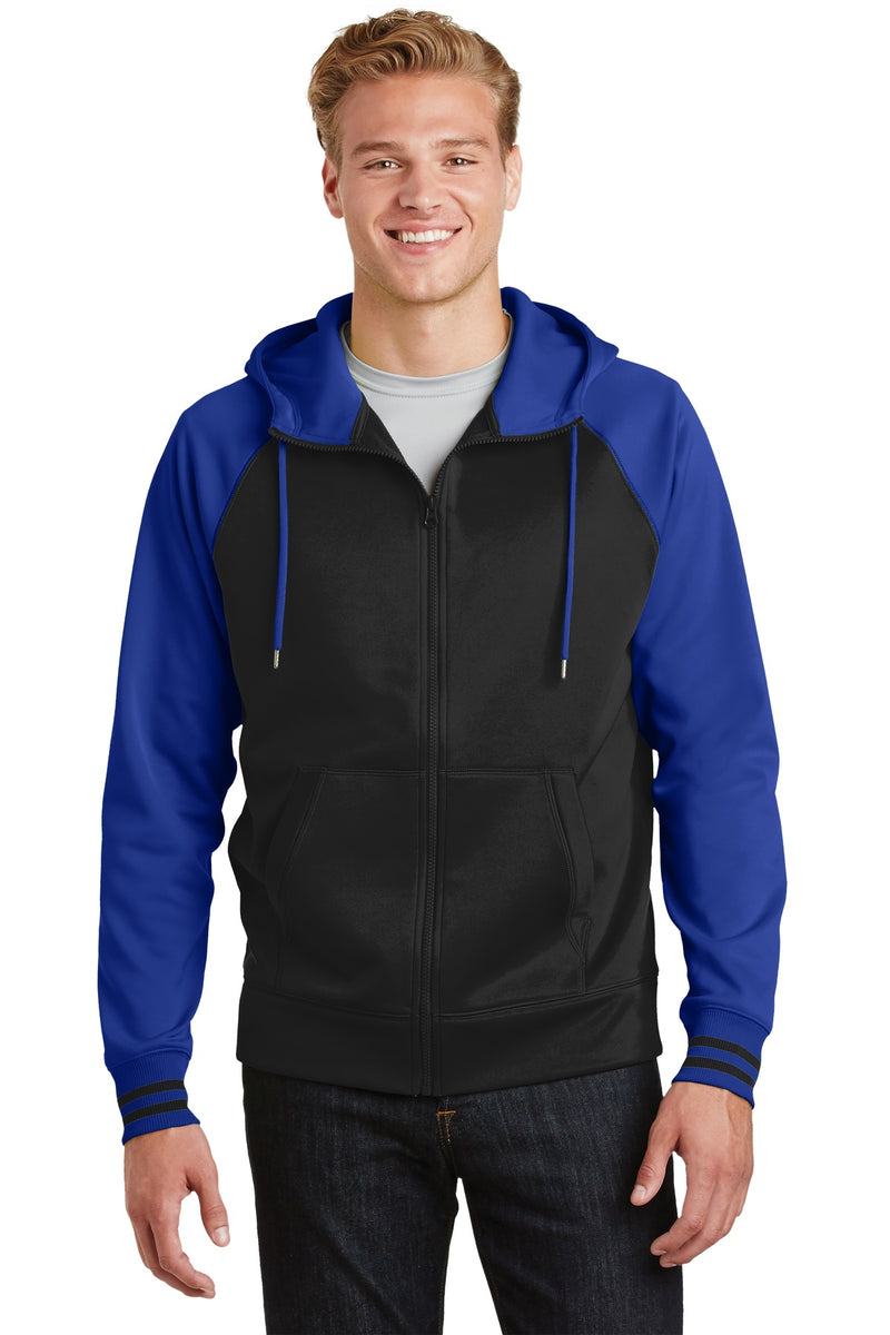 DRIEQUIP Sport-Wick Varsity Fleece Full-Zip Hooded Jacket
