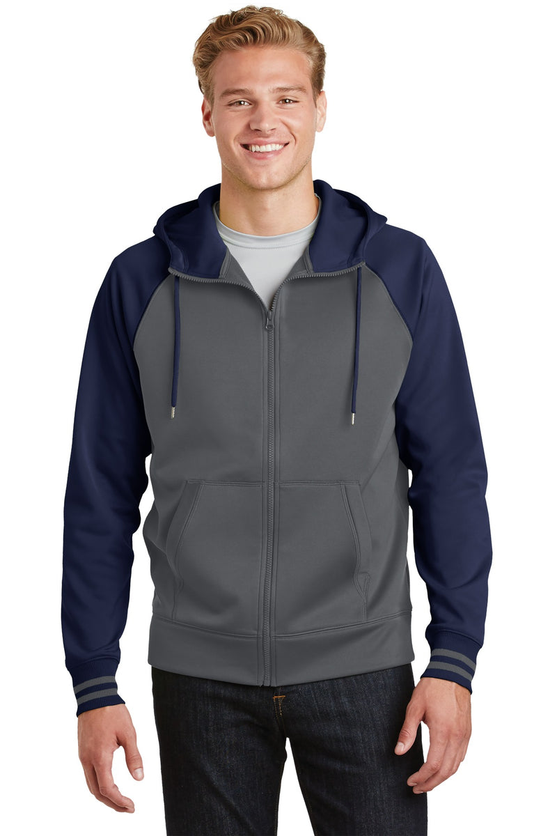 DRIEQUIP Sport-Wick Varsity Fleece Full-Zip Hooded Jacket