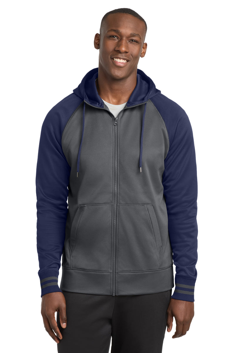 DRIEQUIP Sport-Wick Varsity Fleece Full-Zip Hooded Jacket