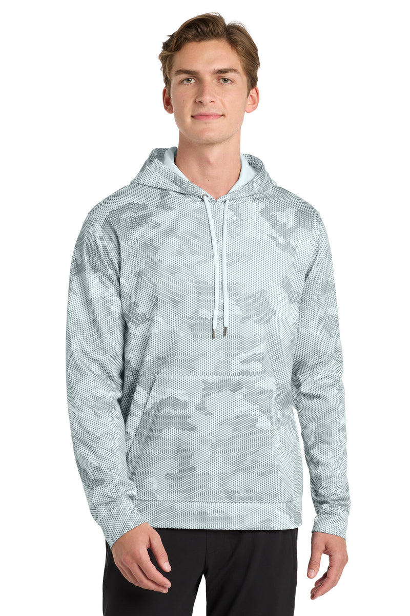 DRIEQUIP Moisture Wicking CamoHex Fleece Hooded Pullover