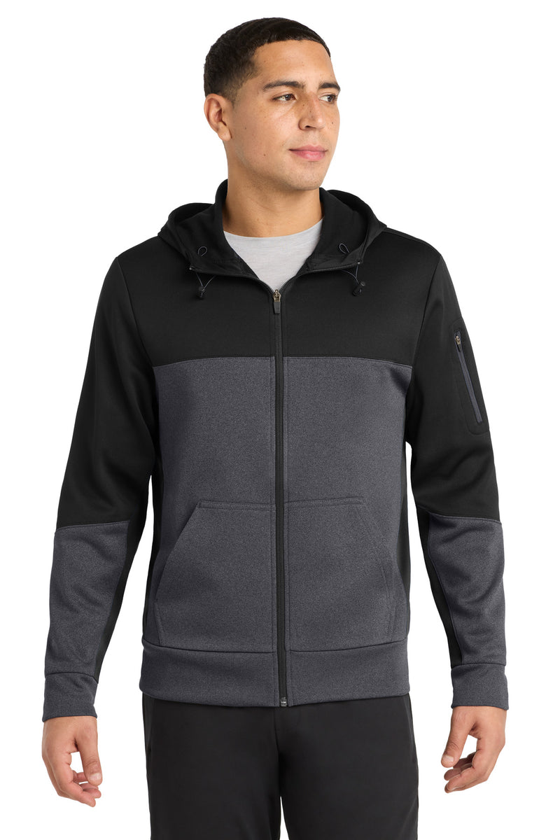 DRIEQUIP Tech Fleece Colorblock Full-Zip Hooded Jacket