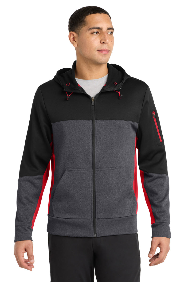 DRIEQUIP Tech Fleece Colorblock Full-Zip Hooded Jacket