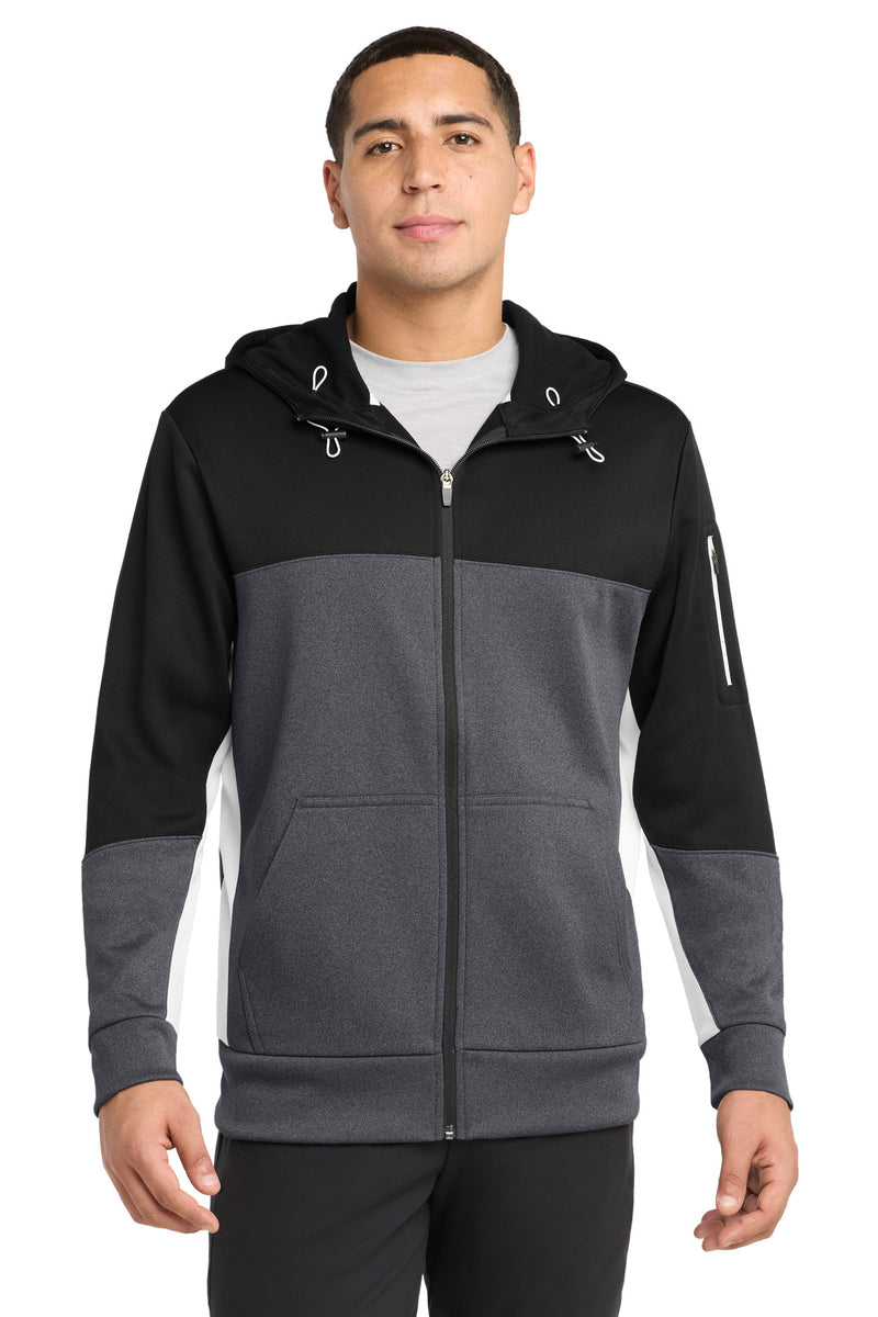 DRIEQUIP Tech Fleece Colorblock Full-Zip Hooded Jacket