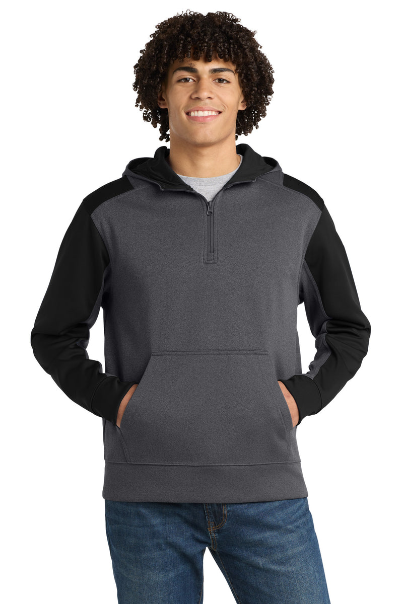 DRIEQUIP Tech Fleece Colorblock 1/4-Zip Hooded Sweatshirt