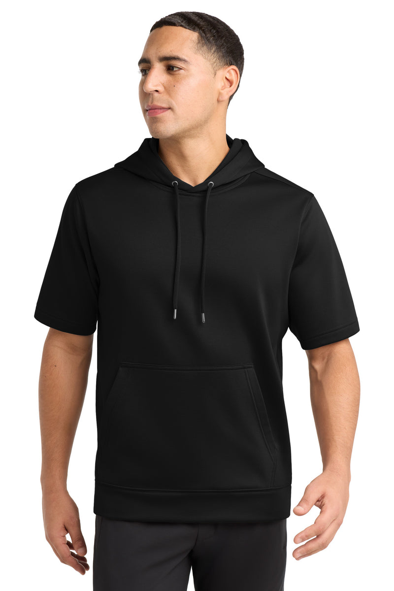 DRIEQUIP Sport-Wick ® Fleece Short Sleeve Hooded Pullover