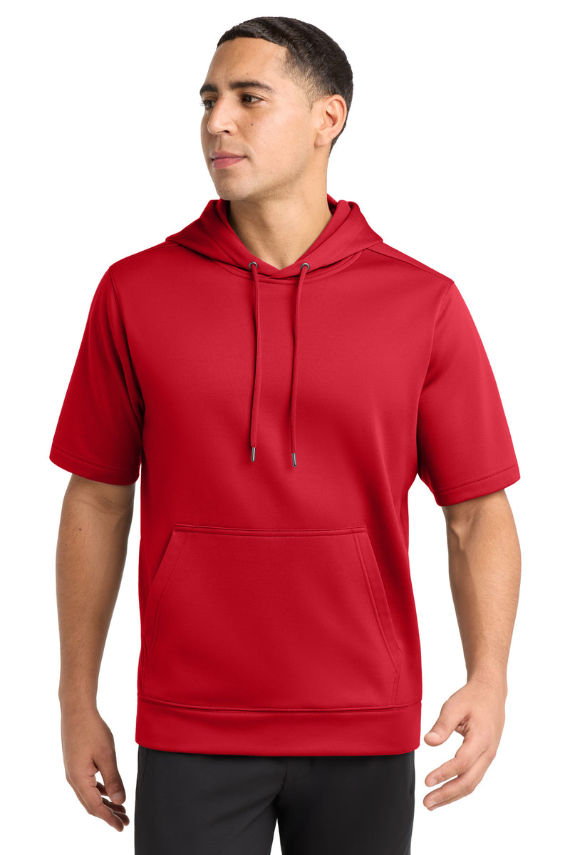 DRIEQUIP Sport-Wick ® Fleece Short Sleeve Hooded Pullover
