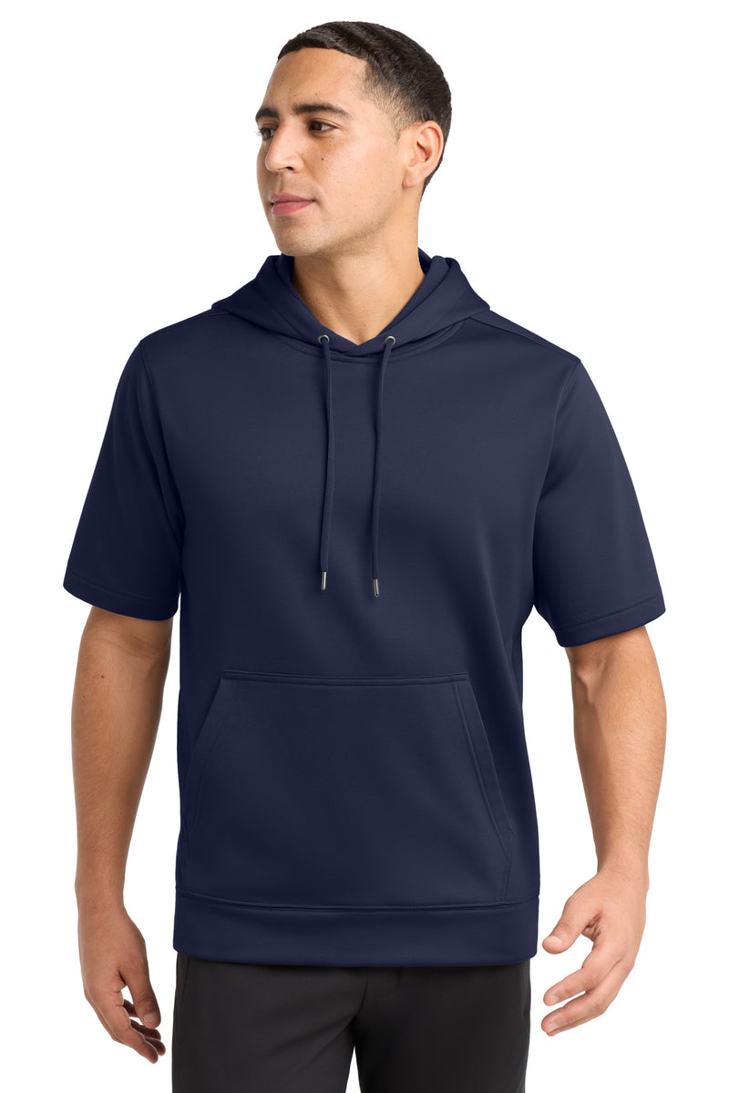 DRIEQUIP Sport-Wick ® Fleece Short Sleeve Hooded Pullover