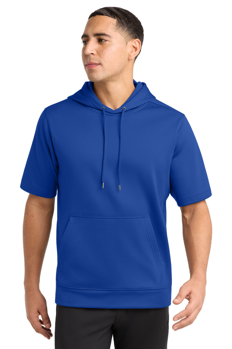 DRIEQUIP Sport-Wick ® Fleece Short Sleeve Hooded Pullover