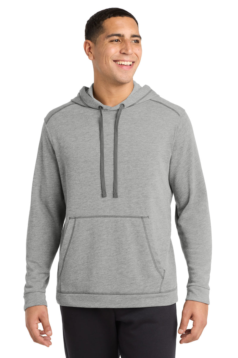 DRIEQUIP Moisture Wicking Tri-Blend Wicking Fleece Hooded Pullover