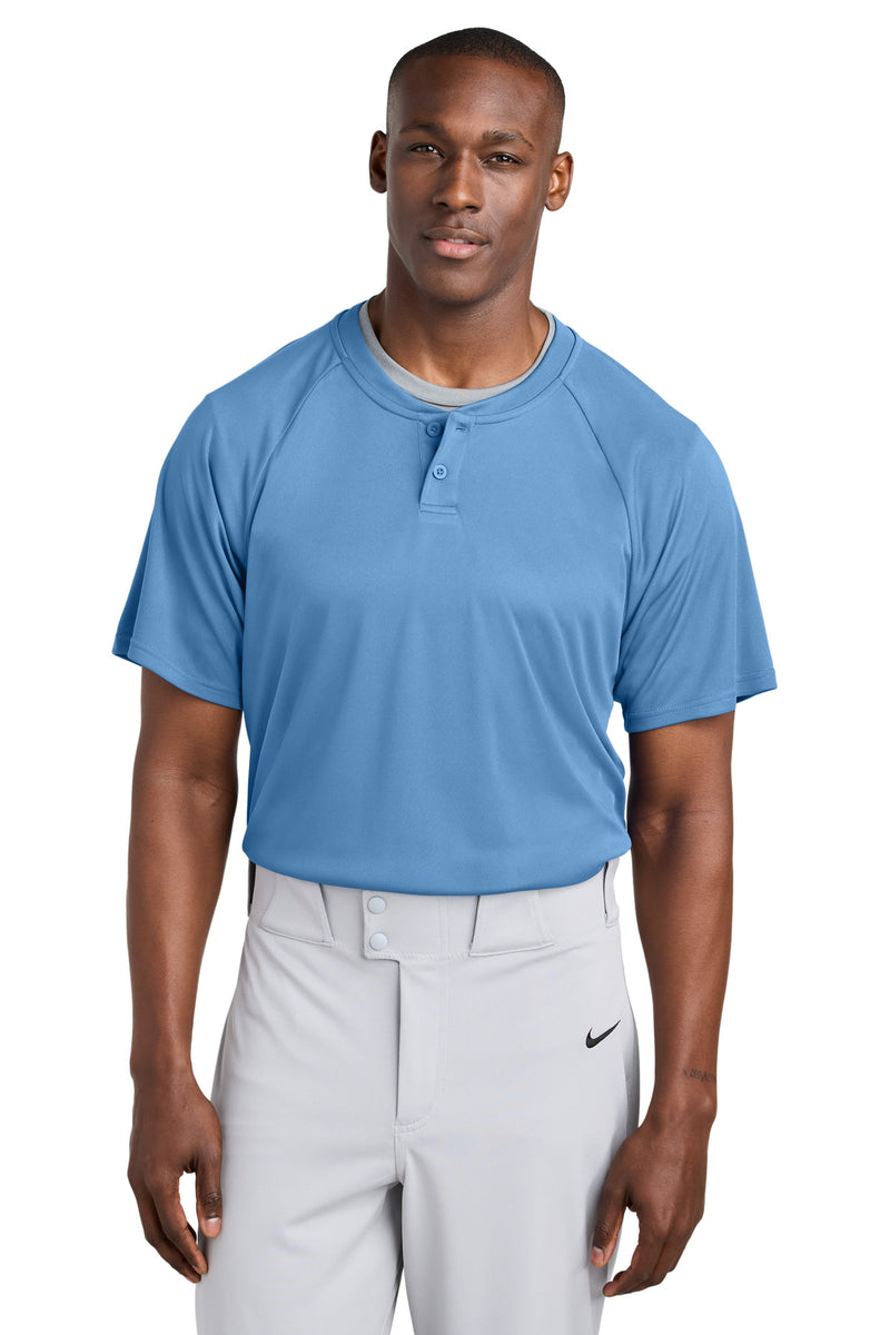DRIEQUIP Moisture Wicking Athletic -Button Henley