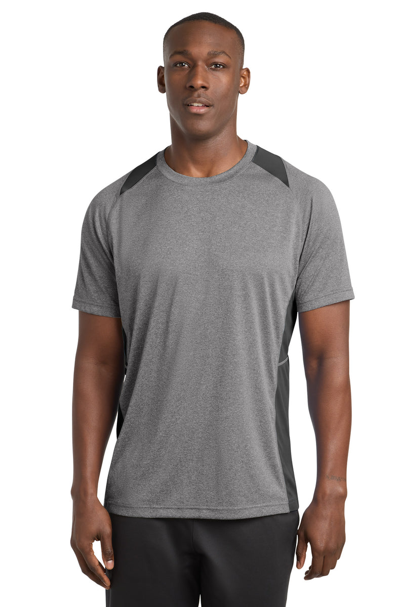 DRIEQUIP Heather Colorblock Contender Tee.