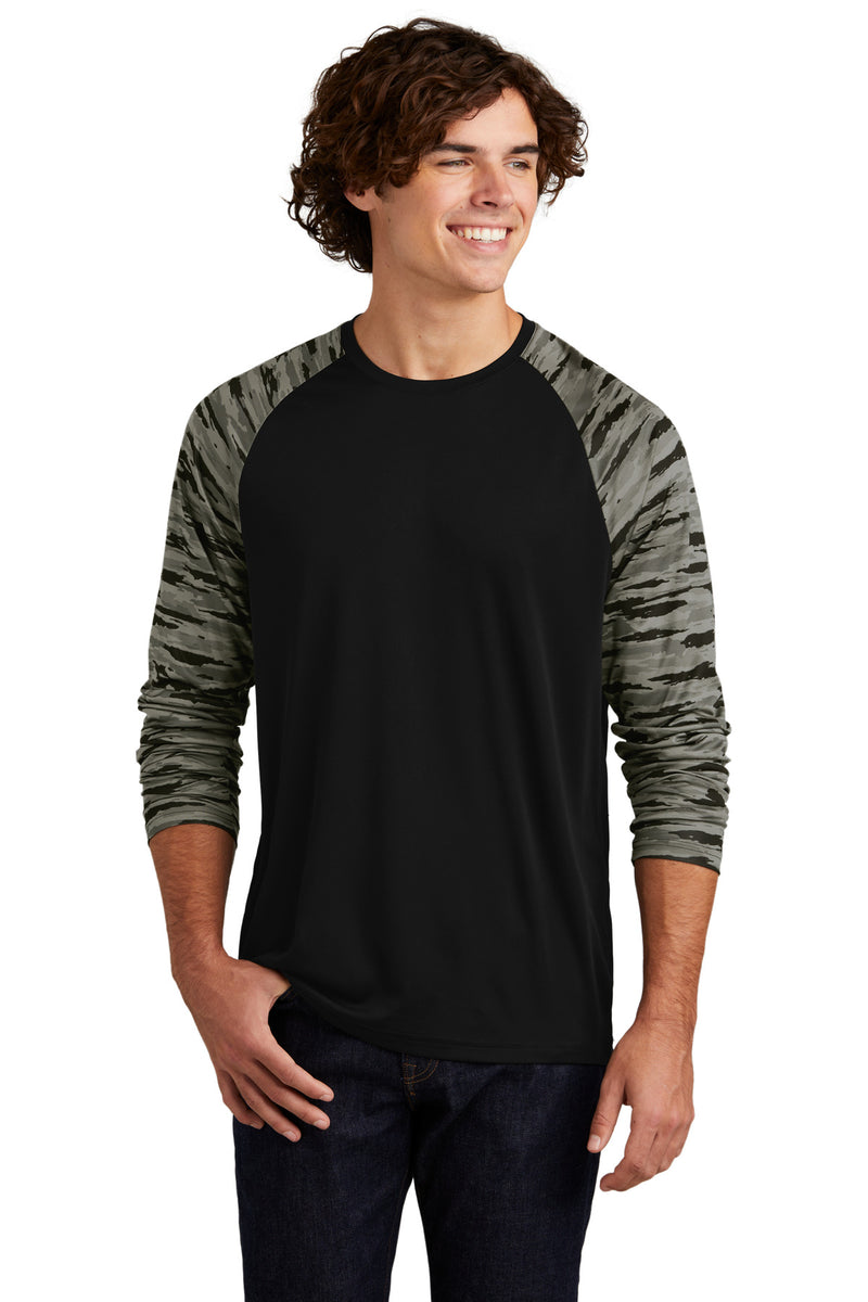 DRIEQUIP Drift Camo Colorblock Long Sleeve Tee