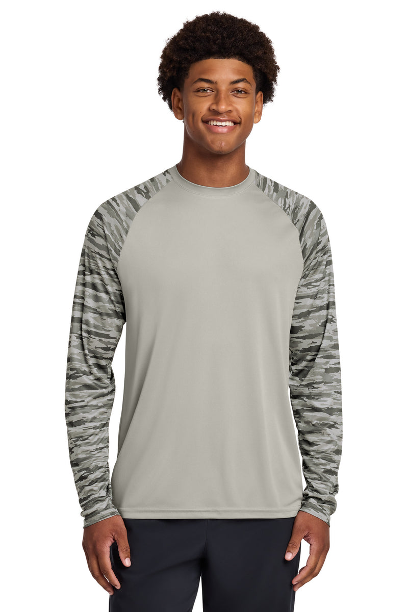 DRIEQUIP Drift Camo Colorblock Long Sleeve Tee