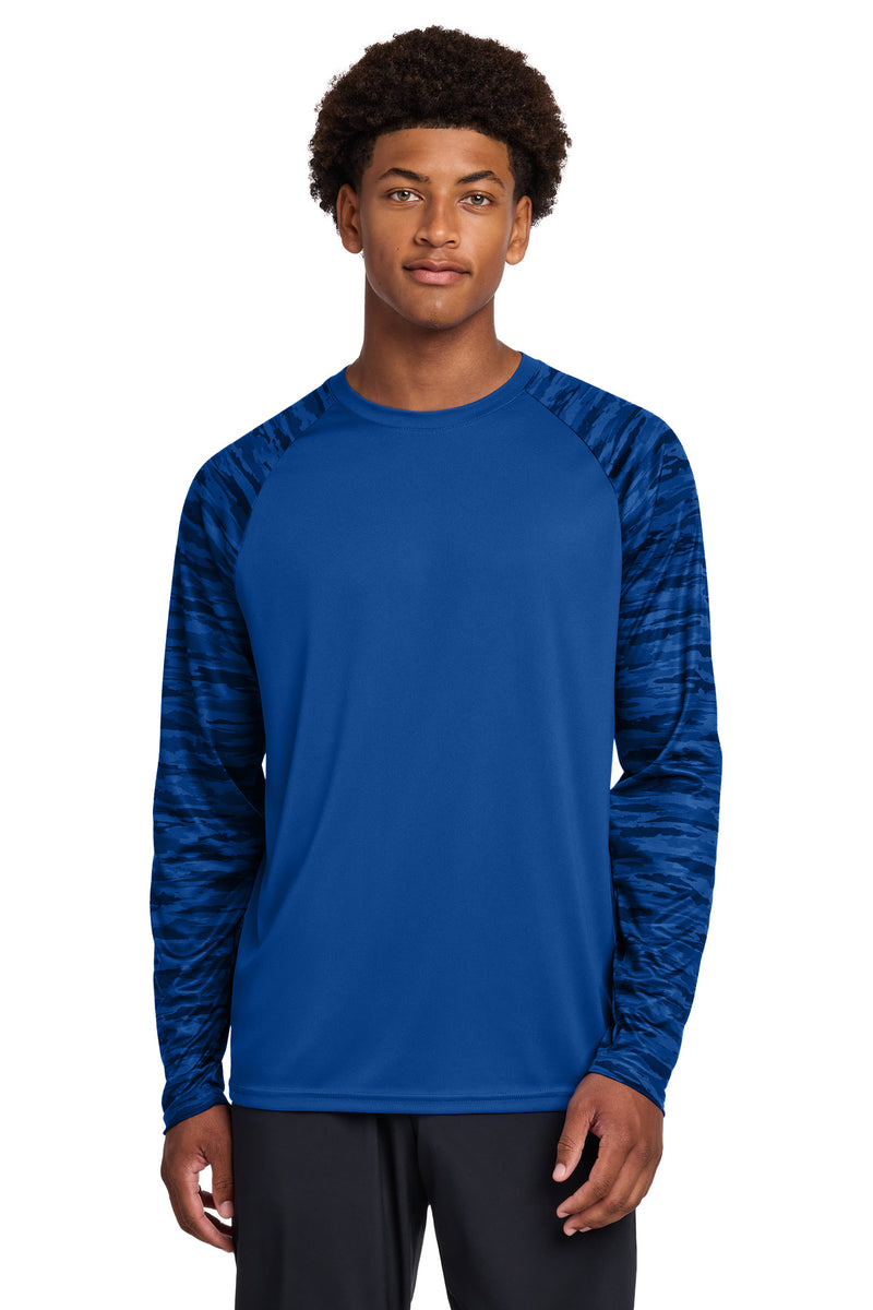 DRIEQUIP Drift Camo Colorblock Long Sleeve Tee