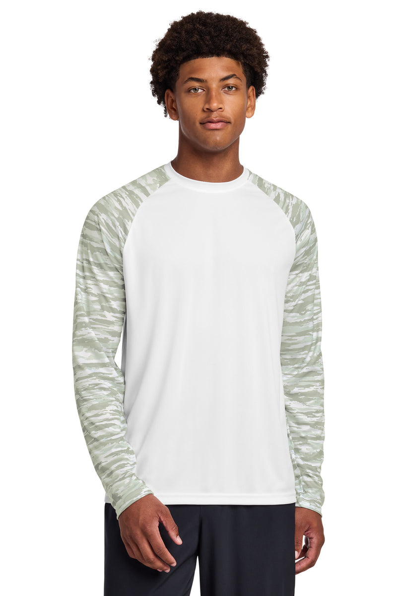 DRIEQUIP Drift Camo Colorblock Long Sleeve Tee