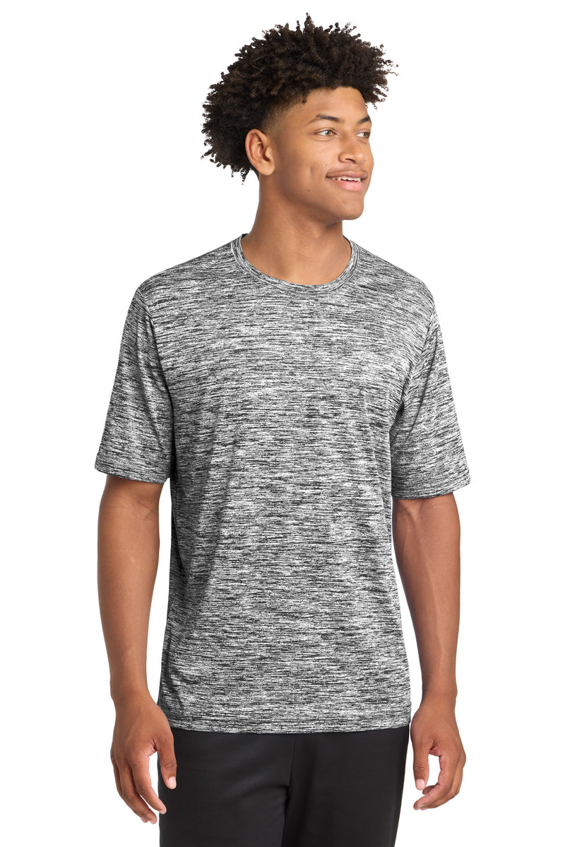 DRIEQUIP Electric Heather Tee with Moisture-Wicking Technology