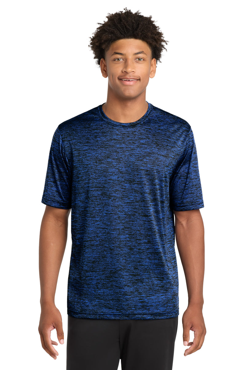 DRIEQUIP Electric Heather Tee with Moisture-Wicking Technology