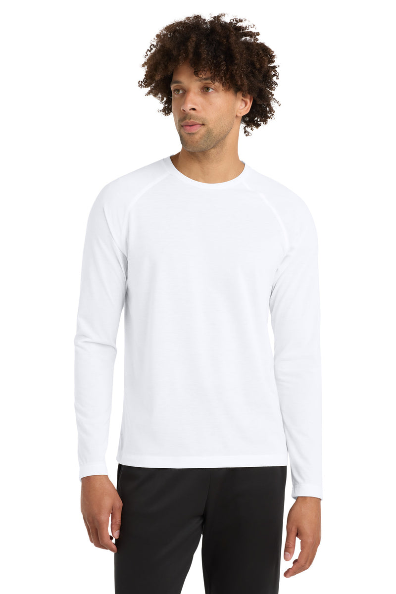DRIEQUIP Tri-Blend Long Sleeve Raglan Tee with Moisture-Wicking Performance