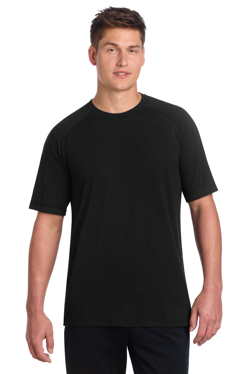 DRIEQUIP Tri-Blend Raglan Tee with Moisture-Wicking Performance
