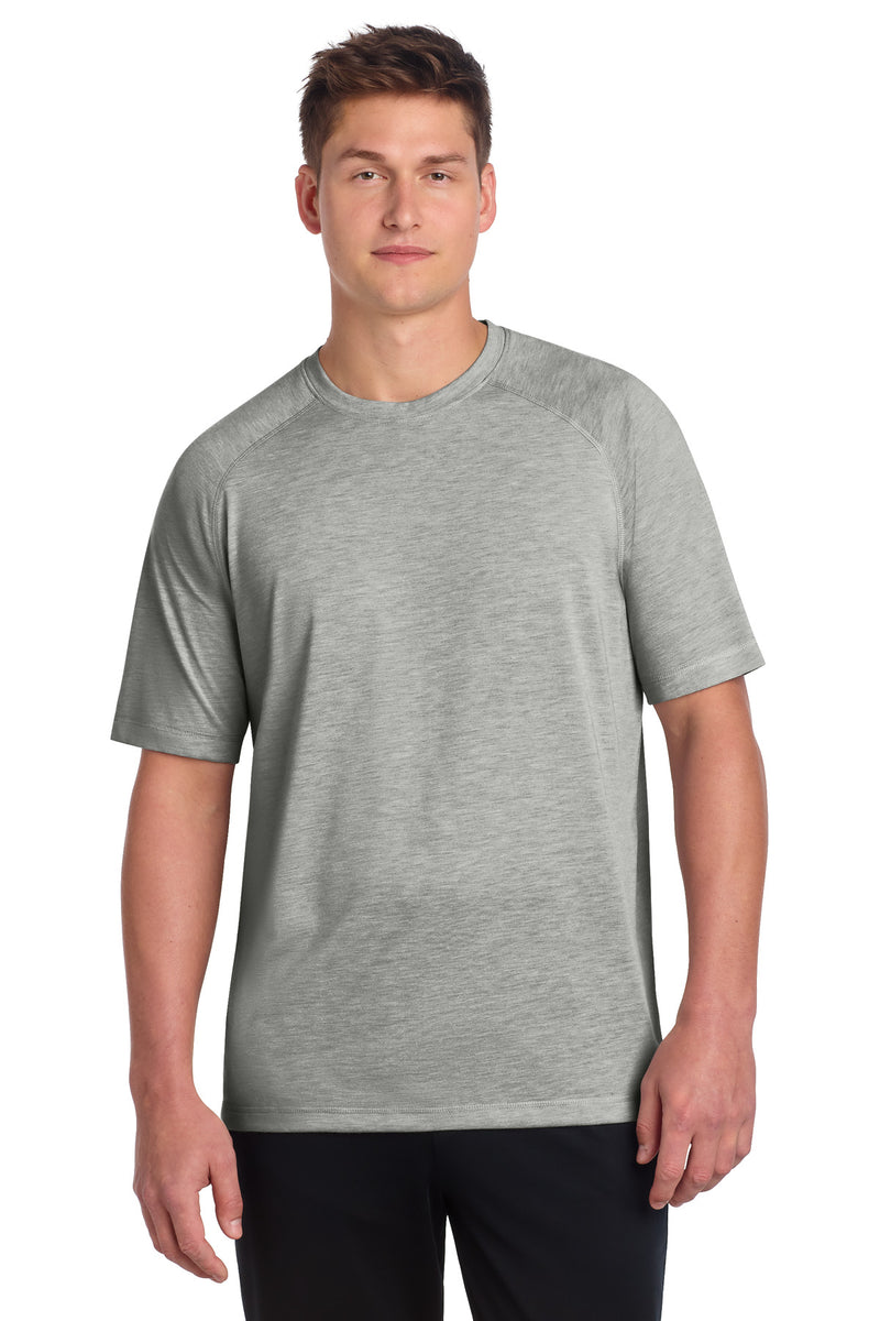 DRIEQUIP Tri-Blend Raglan Tee with Moisture-Wicking Performance