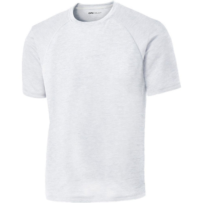 White Tri-Blend Workout Gym Shirt