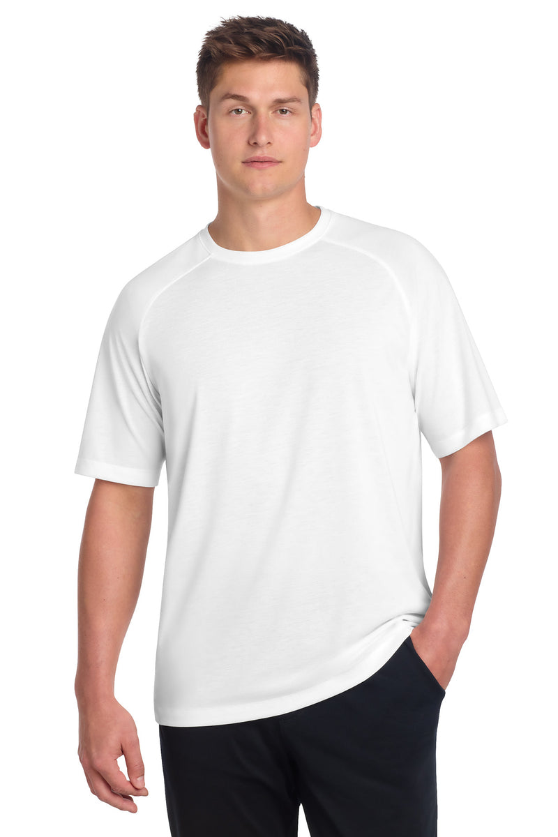 DRIEQUIP Tri-Blend Raglan Tee with Moisture-Wicking Performance