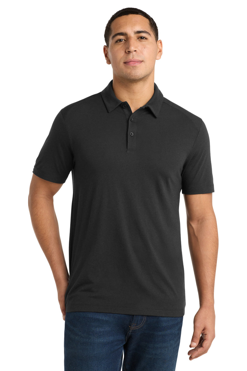 DRIEQUIP Tri-Blend Moisture Wicking Polo with Fade-Resistant Technology