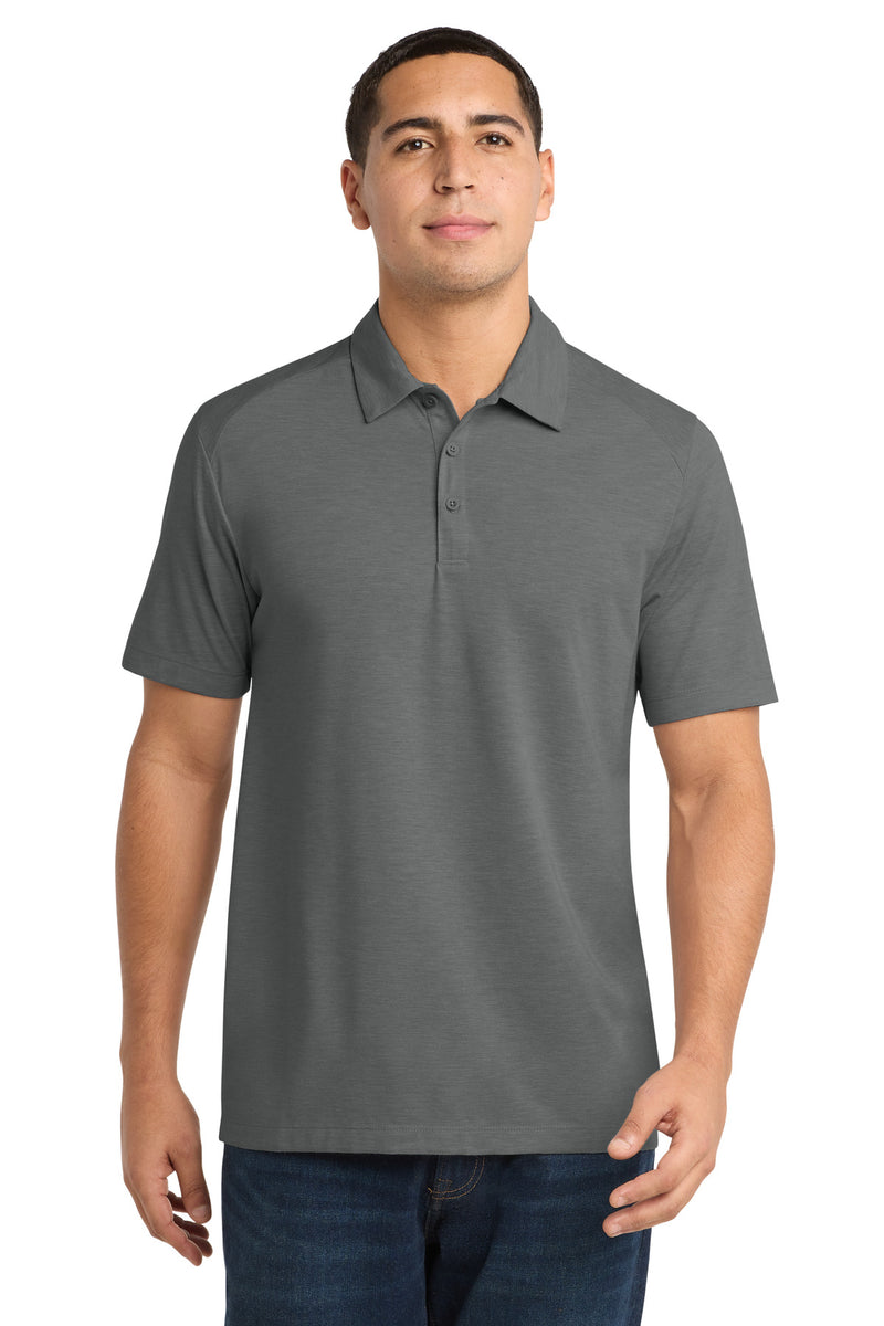 DRIEQUIP Tri-Blend Moisture Wicking Polo with Fade-Resistant Technology