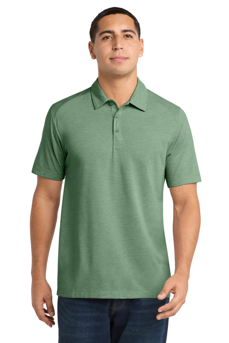 DRIEQUIP Tri-Blend Moisture Wicking Polo with Fade-Resistant Technology