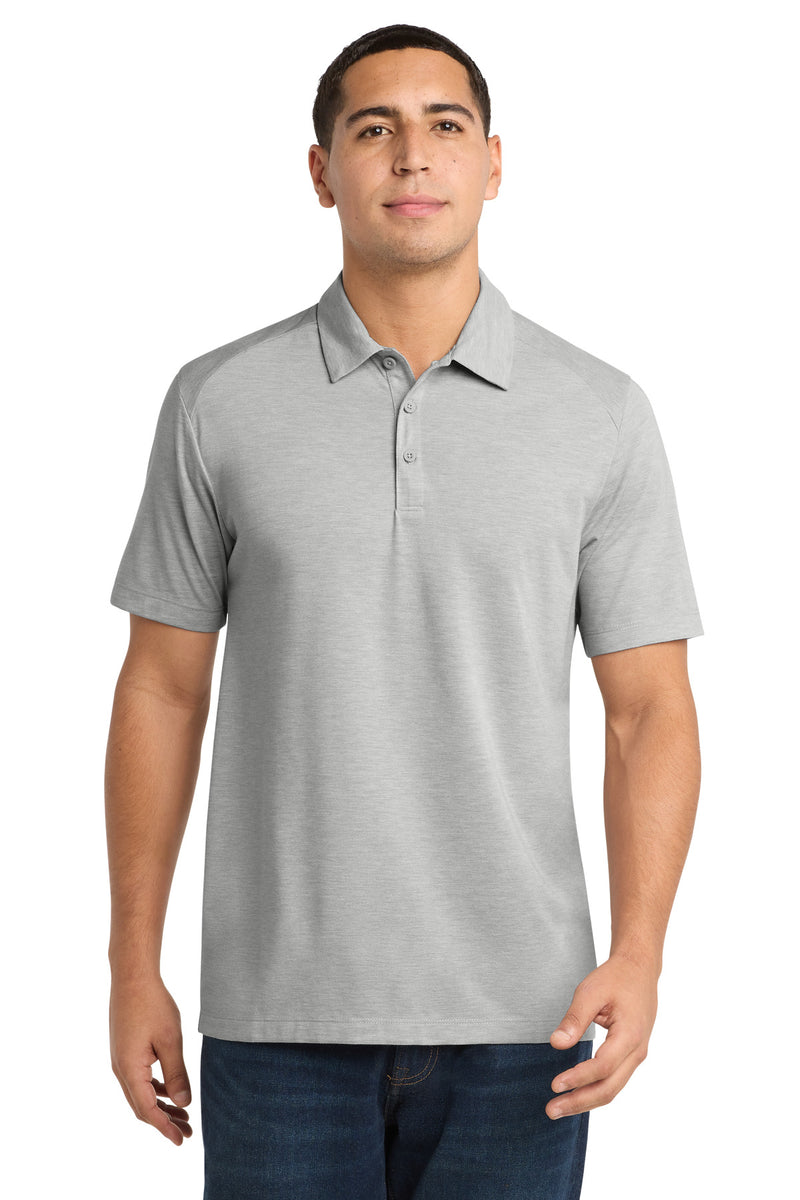 DRIEQUIP Tri-Blend Moisture Wicking Polo with Fade-Resistant Technology