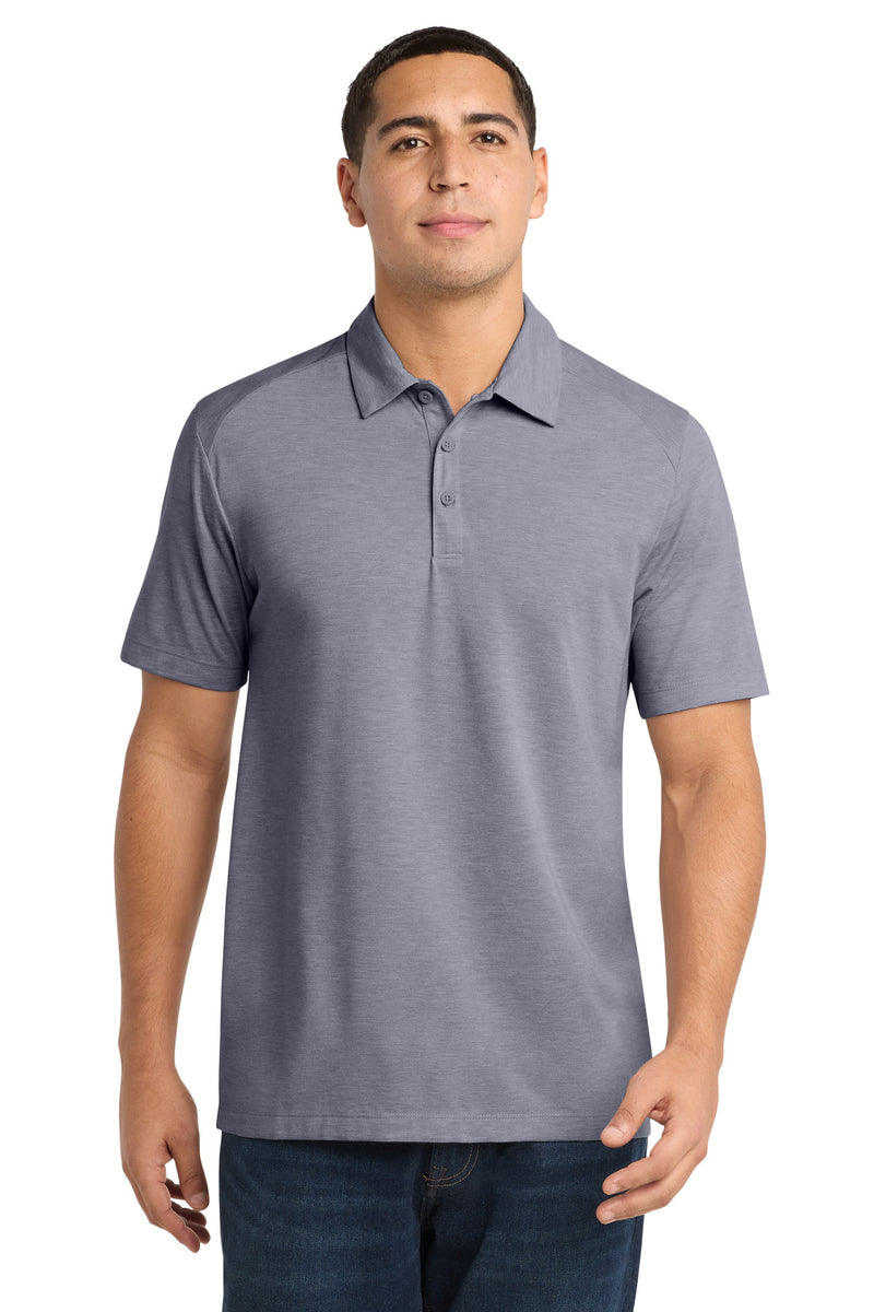 DRIEQUIP Tri-Blend Moisture Wicking Polo with Fade-Resistant Technology