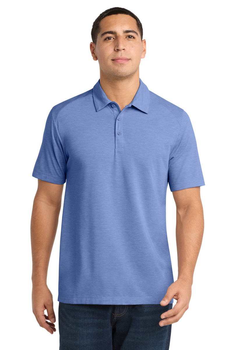 DRIEQUIP Tri-Blend Moisture Wicking Polo with Fade-Resistant Technology