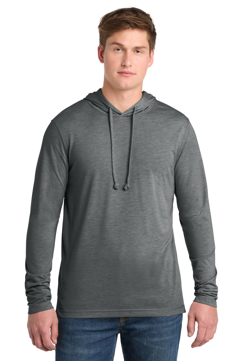 DRIEQUIP Tri-Blend Long Sleeve Hoodie with Moisture-Wicking Performance
