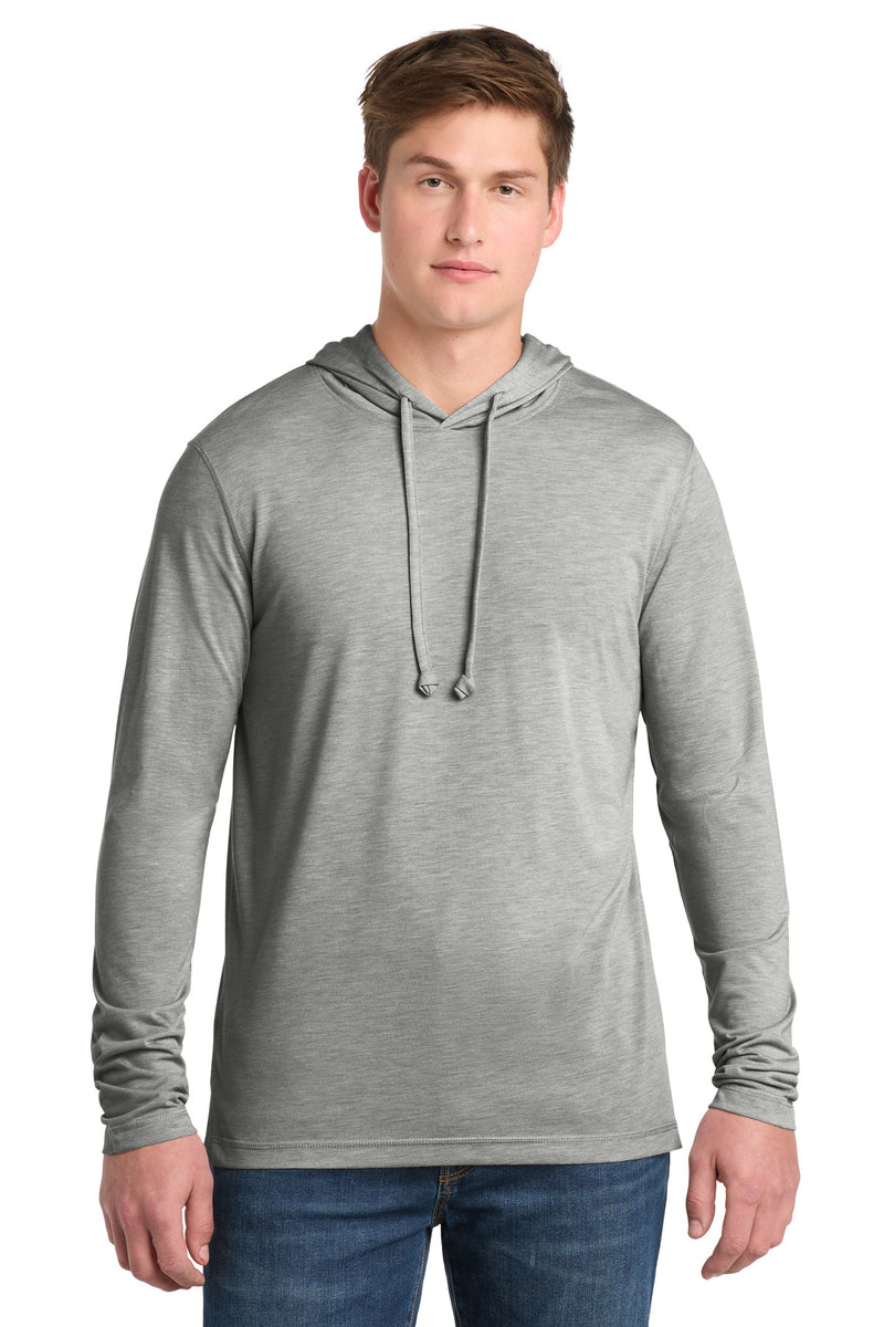 DRIEQUIP Tri-Blend Long Sleeve Hoodie with Moisture-Wicking Performance