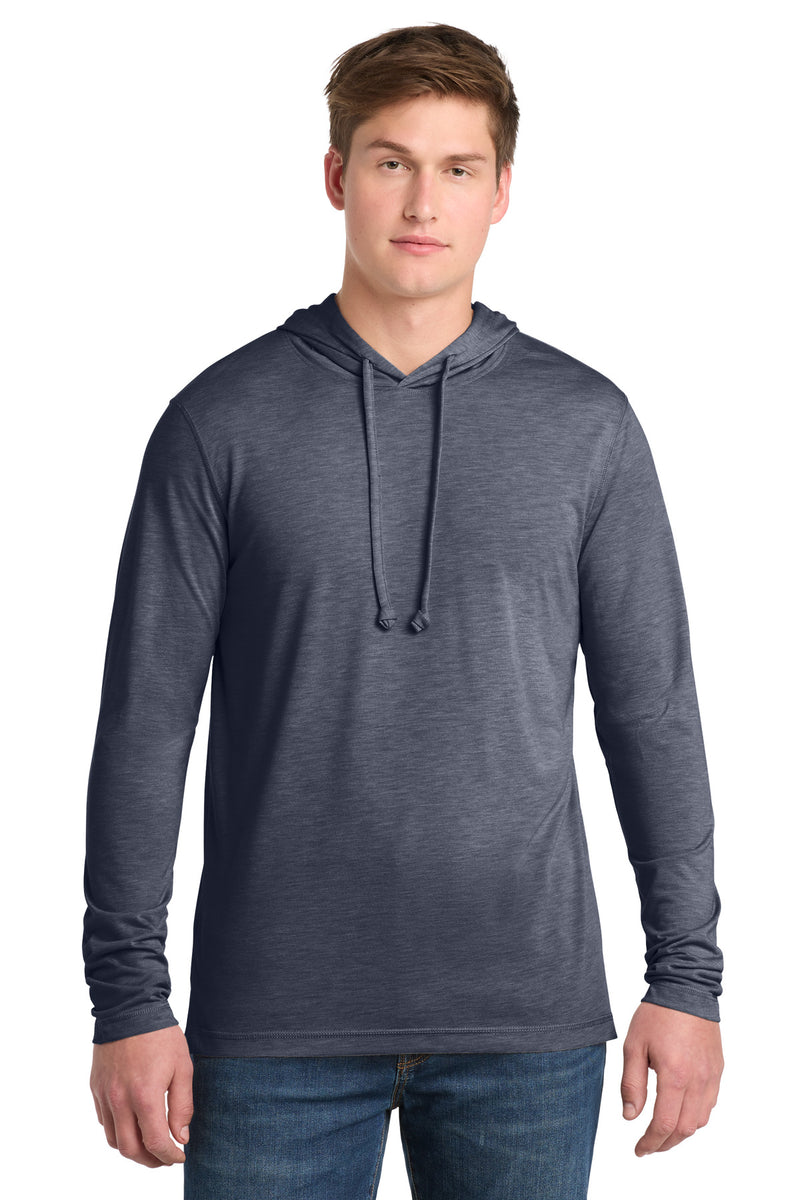 DRIEQUIP Tri-Blend Long Sleeve Hoodie with Moisture-Wicking Performance