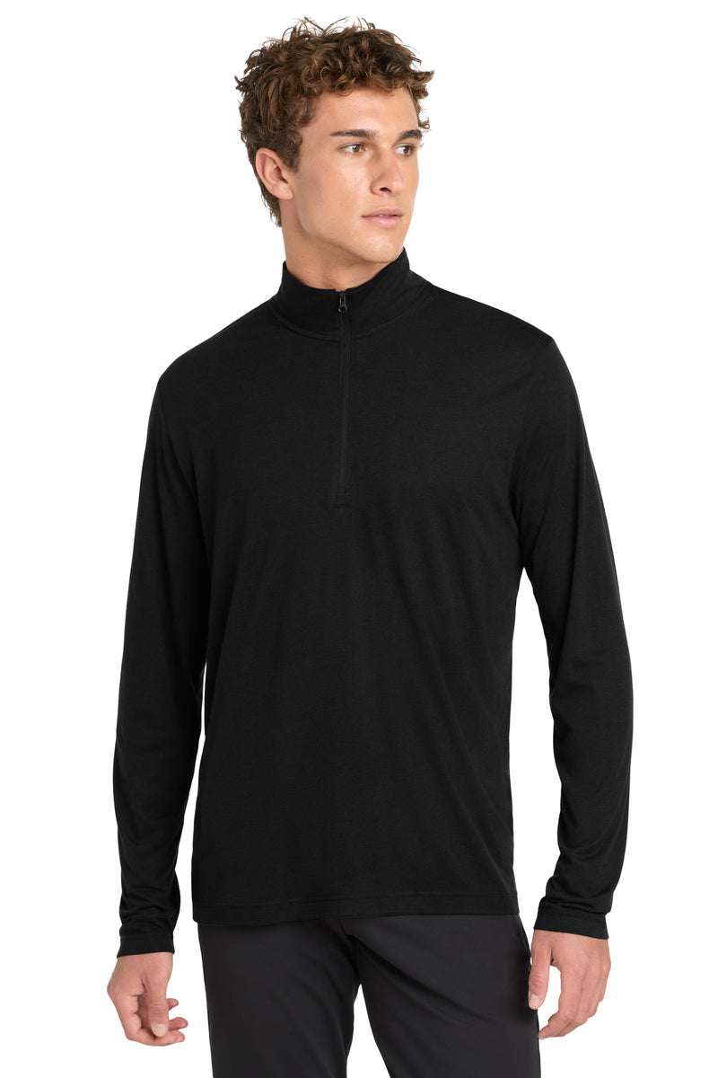 DRIEQUIP Tri-Blend 1/4-Zip Pullover with Moisture-Wicking Performance